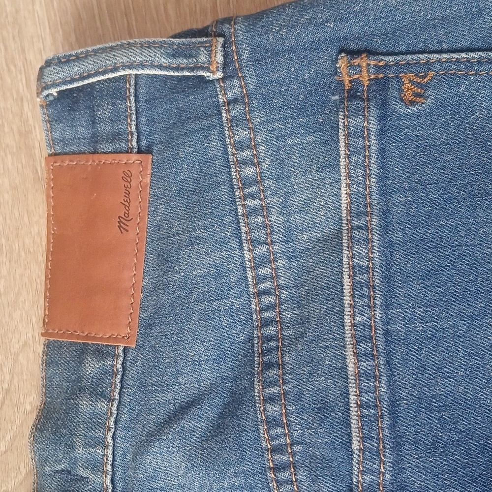 NEW Madewell Jeans Denim Distressed High Rise Slim Size 24 - Picture 3 of 11
